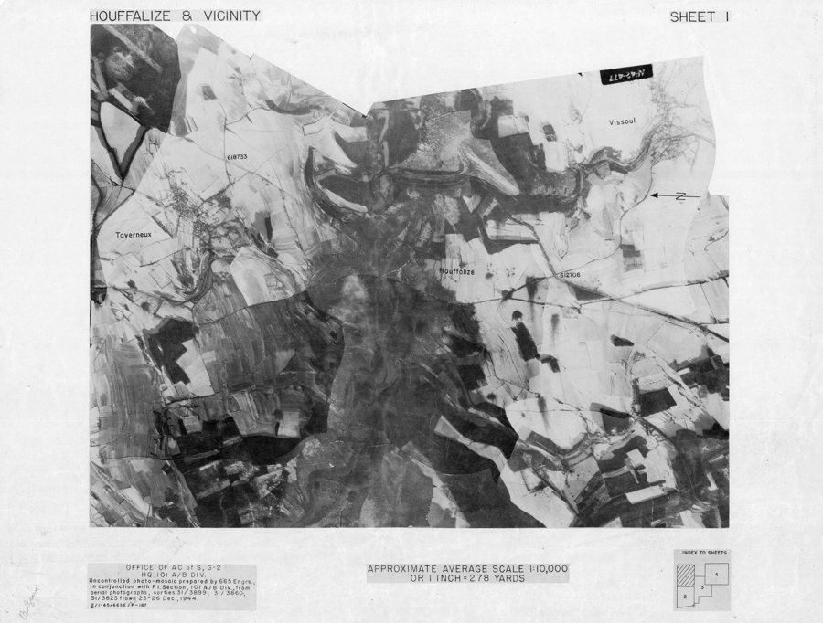 File:Aerial view of Houffalize, Belgium, 25-26 December 1944 (152951337).jpg