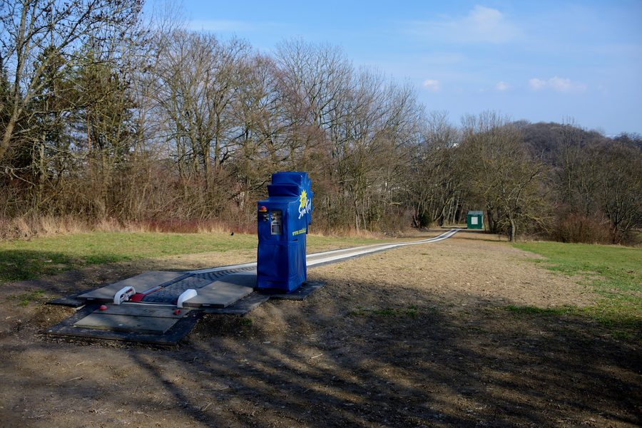 Skilift „Zauberteppich“ auf der Dollwiese in Ober St. Veit, Wien